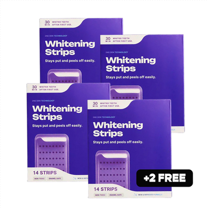 LummaSculpt ™ Purple Teeth Whitening Strips Dual-Action Teeth Whitening Strips