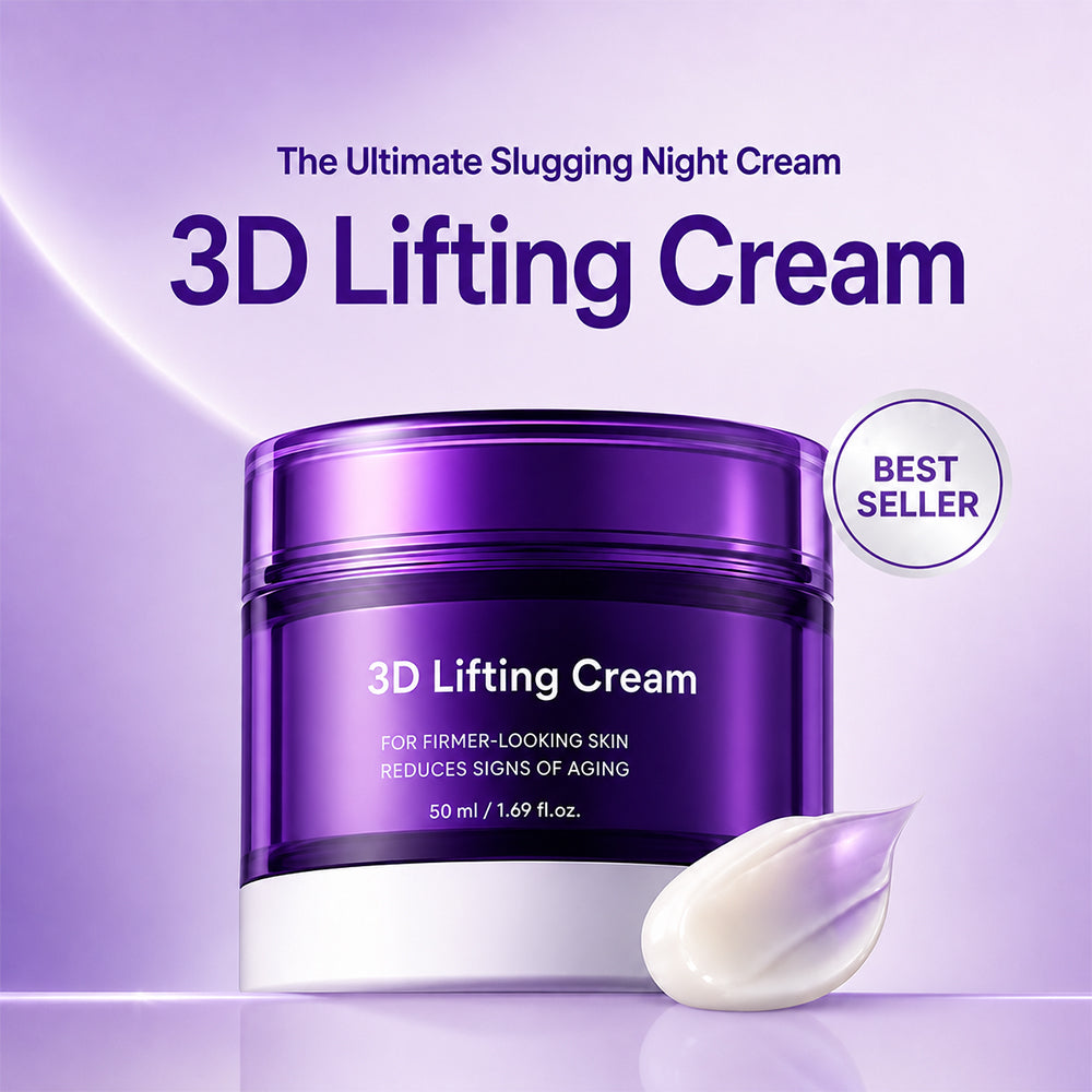 Infographic: formula benefits of LummaSculpt 3D Lifting Cream