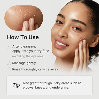 How to use — face peel shot