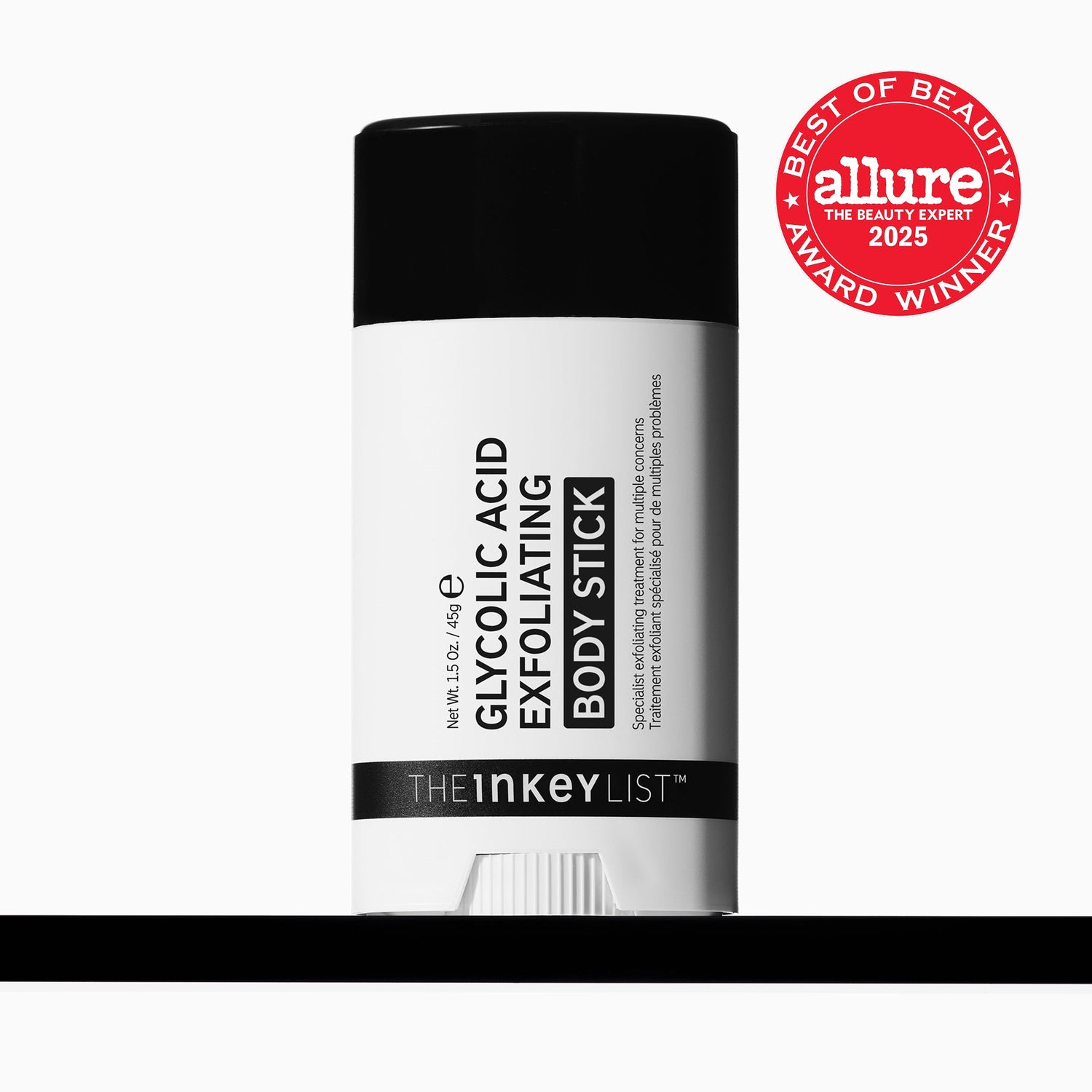 Visibly improves dry rough skin after first use; reduces ingrown hairs in 7 days