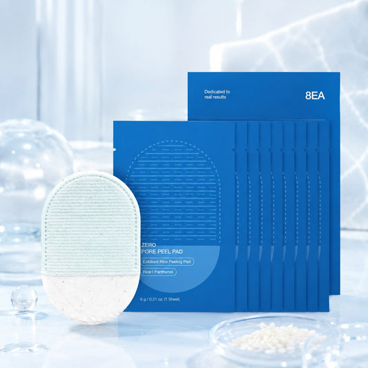 LummaSculpt exfoliating scrub pads for face and body